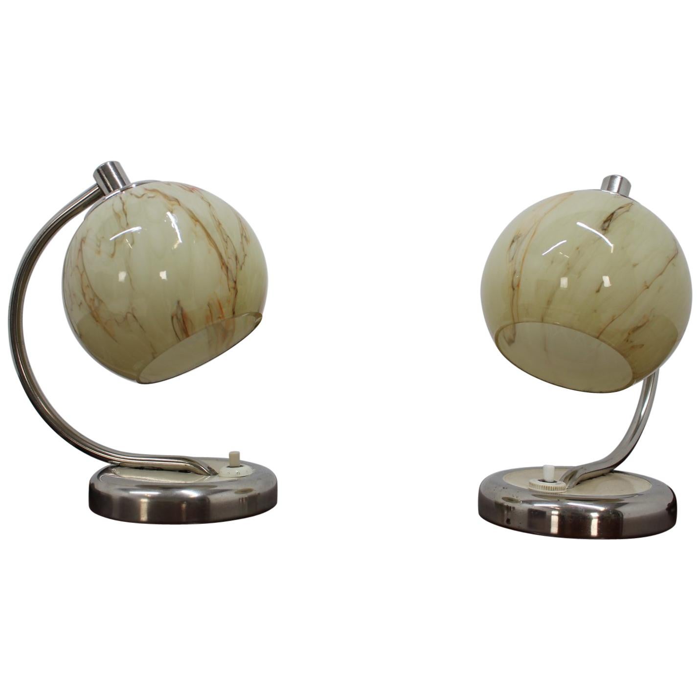 Pair of Table Lamps, 1950s