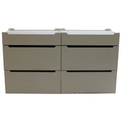 Used 1970s White Chest of Drawers Christien Sell Switch Around Modular Storage