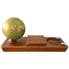 Desk Set with a Columbus Globe by Paul Oestergaard, circa 1950