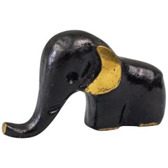 Retro Small Elephant Figurine by Walter Bosse, circa 1950s