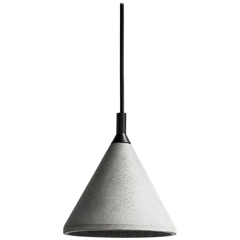 Zhong' Concrete Pendant Lamp For Sale at 1stDibs