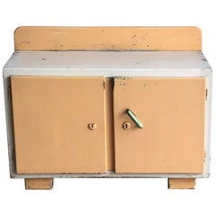 Antique Small Painted Shoe Cabinet, circa 1920s
