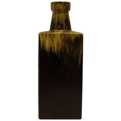 Bottle Shaped Fat Lava vintage Ceramic Vase by Scheurich, W. Germany 1970s