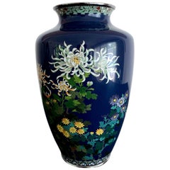 Fine Japanese Cloisonne Vase by Hayashi Kodenji