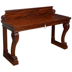 William IV Mahogany Console Table or Server