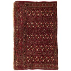 Antique Turkoman Rug, circa 1880
