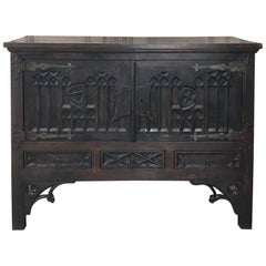 Antique French Gothic Buffet