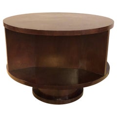 Ralph Lauren Round Mahogany Coffee or End Table