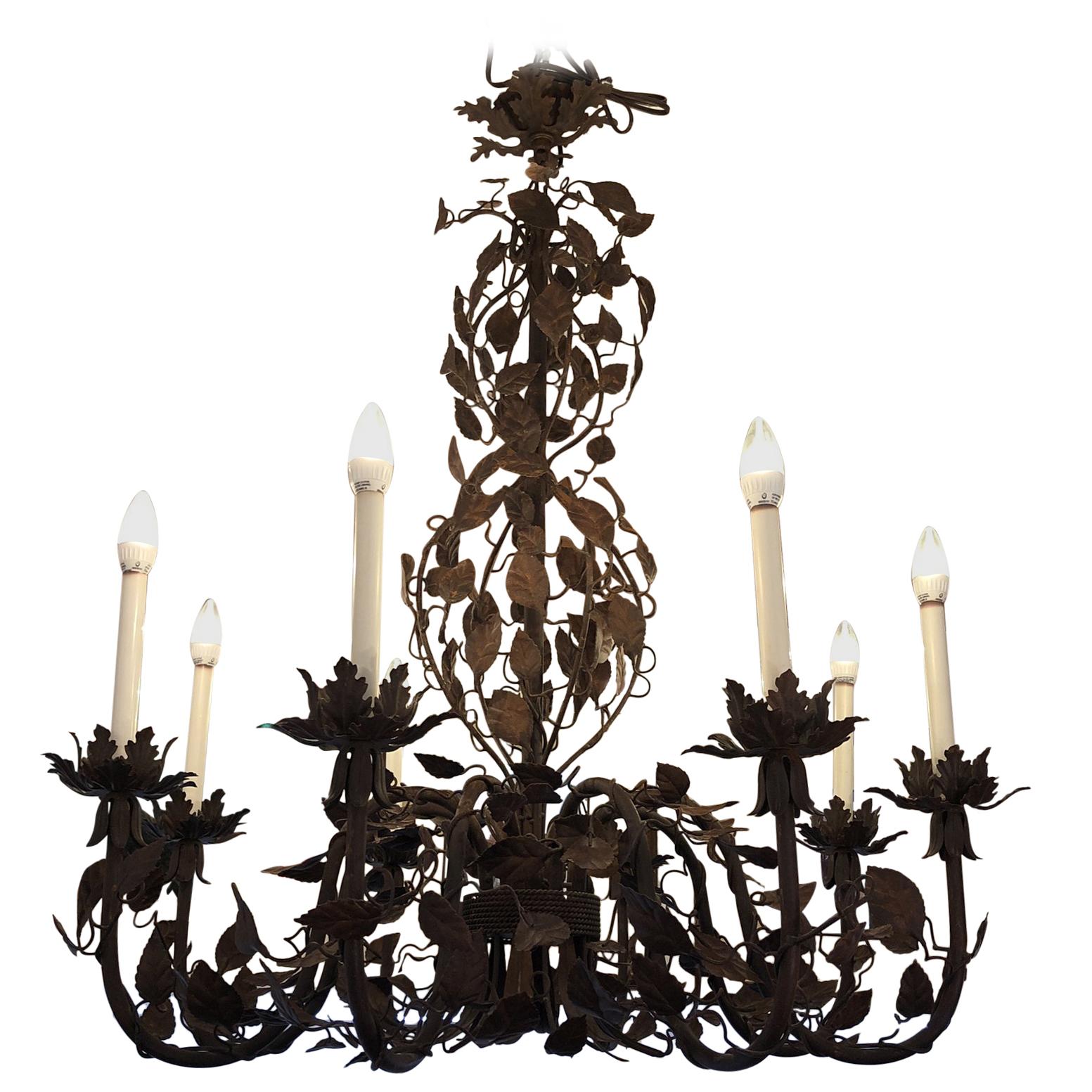 Richard Taylor Design Topiary 8-Light Chandelier For Sale