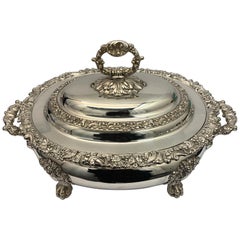 Early Victorian Old Sheffield Plate Soup Tureen