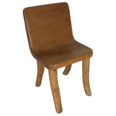 Unique Carved Teak Chair #2