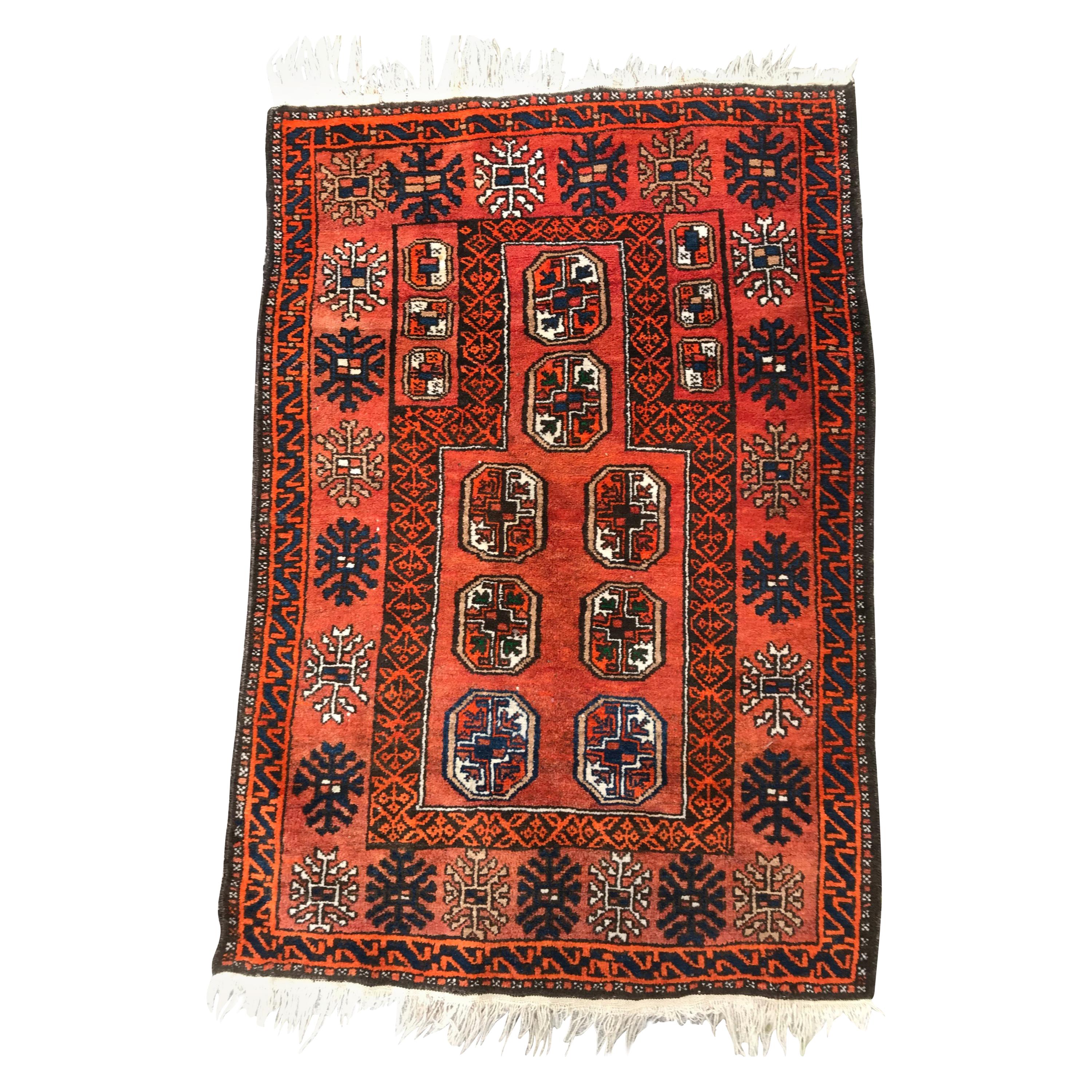 Little Vintage Baluch Afgan Rug For Sale
