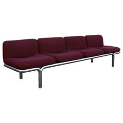 Chrome Tubular Four-Seat Sofa by Brian Kane for Metropolitan