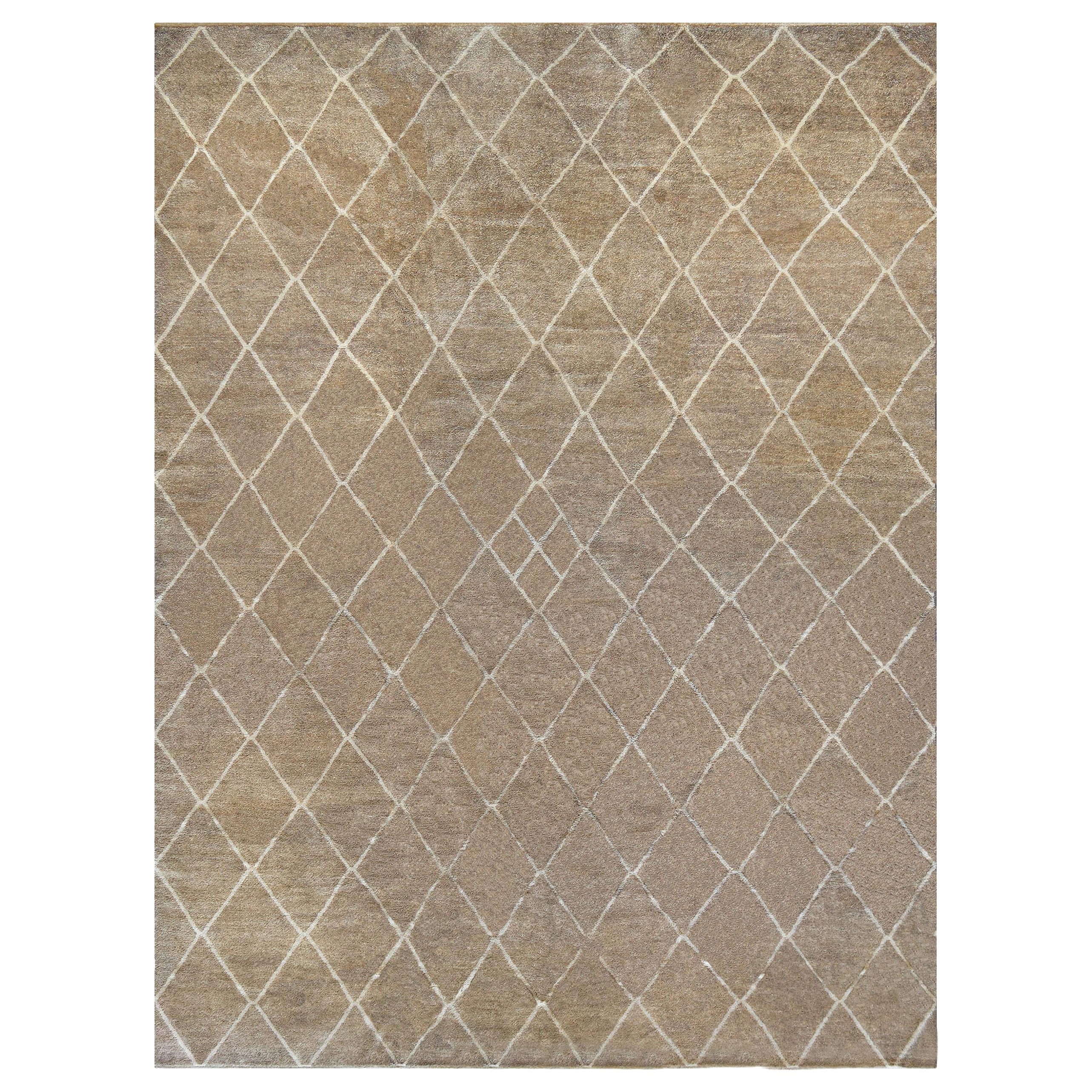 Handwoven Moroccan Inspired Wool Rug