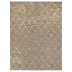 Handwoven Moroccan Inspired Wool Rug