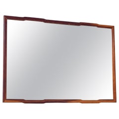 Midcentury Asian Modern John Keal for Brown Saltman Style Mirror