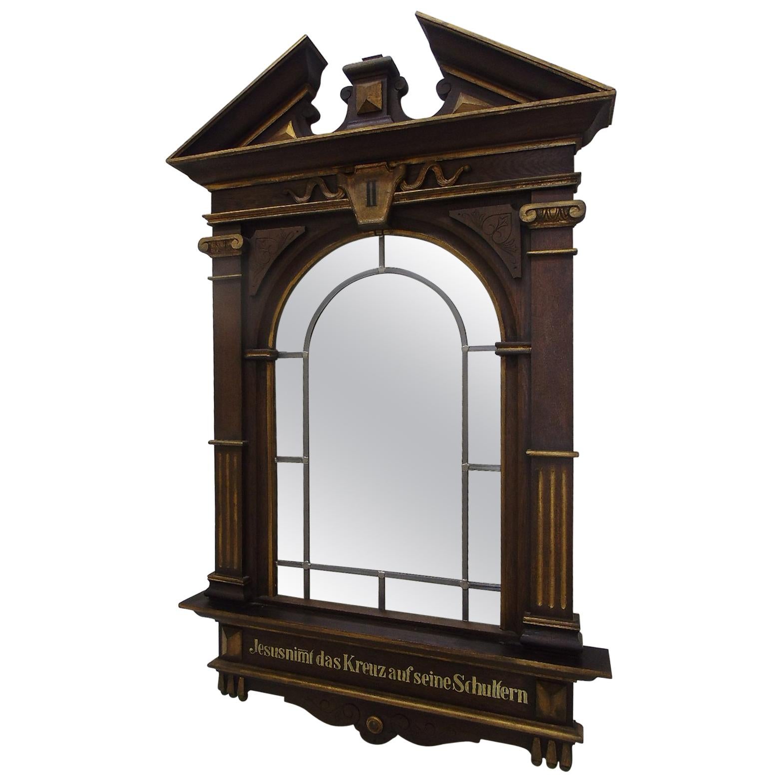 1870s Sacral Way of the Cross Window from Germany For Sale