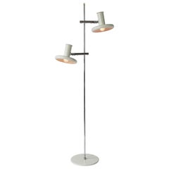 Fog & Mørup Optima Lampadaire avec 2 abat-jour:: années 1960:: Danemark