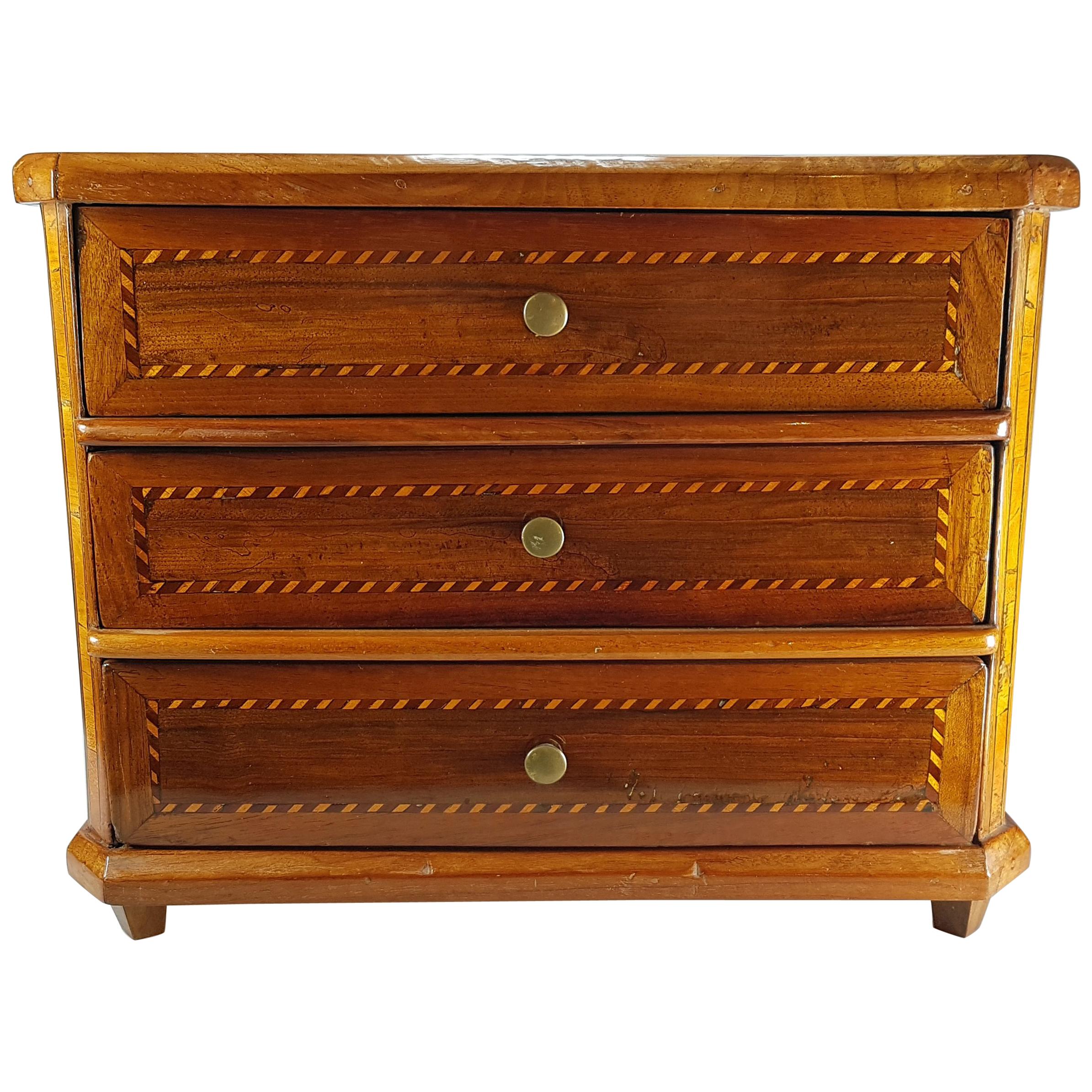 Model Furniture, Louis XVI Dresser, Southern Germany, 1800s