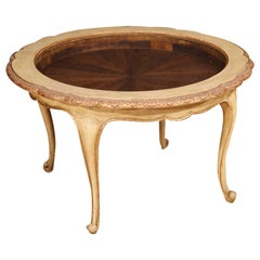20th Century Lacquered and Giltwood Venetian Coffee Table, 1960