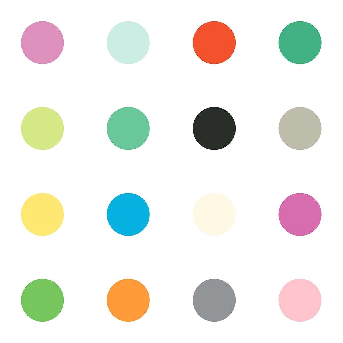 Dots Multi-Color on Smooth Wallpaper For Sale