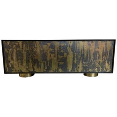 Bridges over Time Originals Brass and Iron Sculpted Credenza