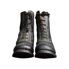 Used Late 19th Century Salesman’s Sample Handmade Leather Boots