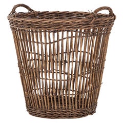 Vintage Large Wicker Laundry Basket