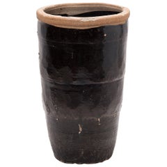 Chinesischer Shanxi-Vinegar-Topf des frühen 20. Jahrhunderts