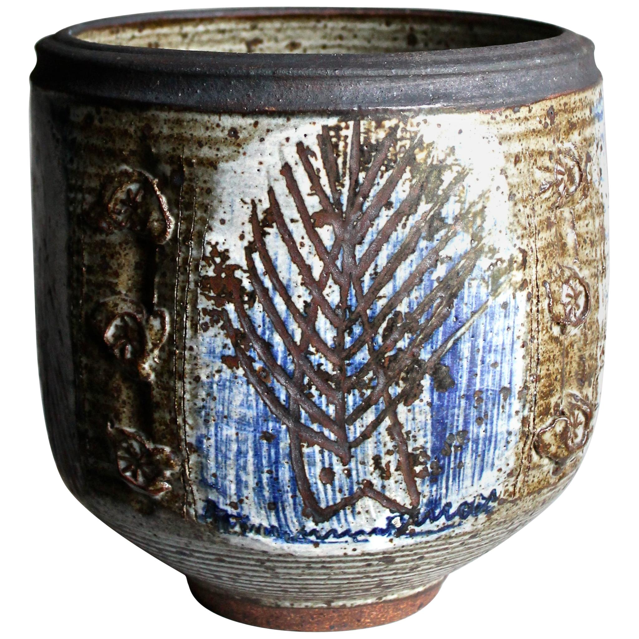 Viveka and Otto Heino Large Hand Thrown Ceramic Bowl