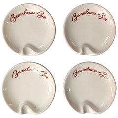 Set of Four Bemelman's Bar Ashtrays