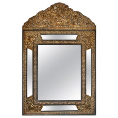 19th Century French Baroque Style Cusion Mirror Estate of Buzz Aldrin