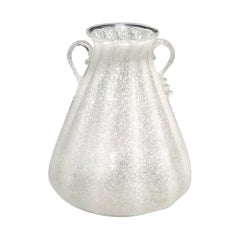 Jarrón de cristal de Murano italiano del siglo XX - Decoración vintage de Seguso Vetri d'Arte
