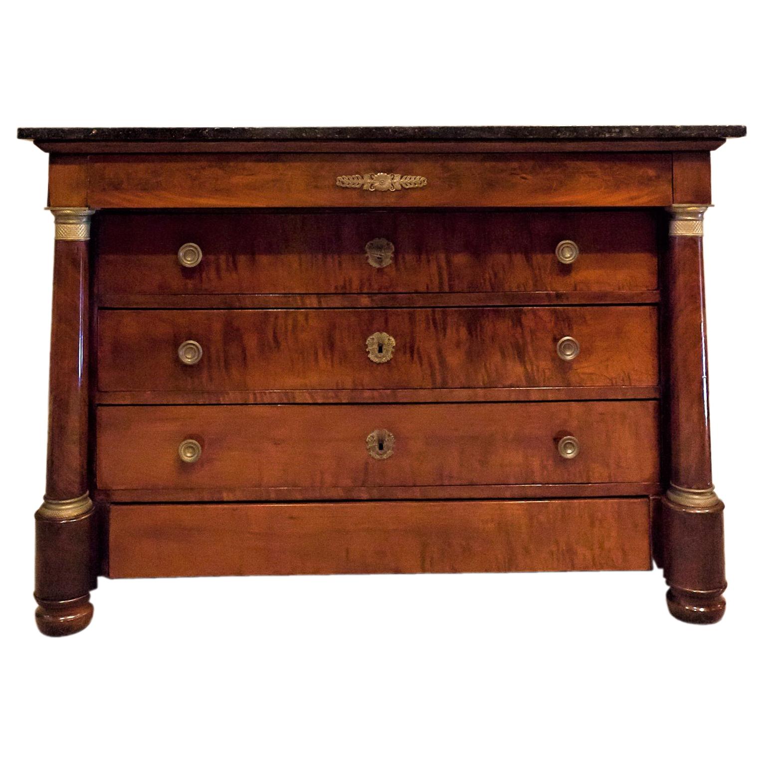 Charles X Empire Style 5-Drawer Commode, France, circa 1820