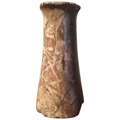 Antique Bactrian Marble Column Idol