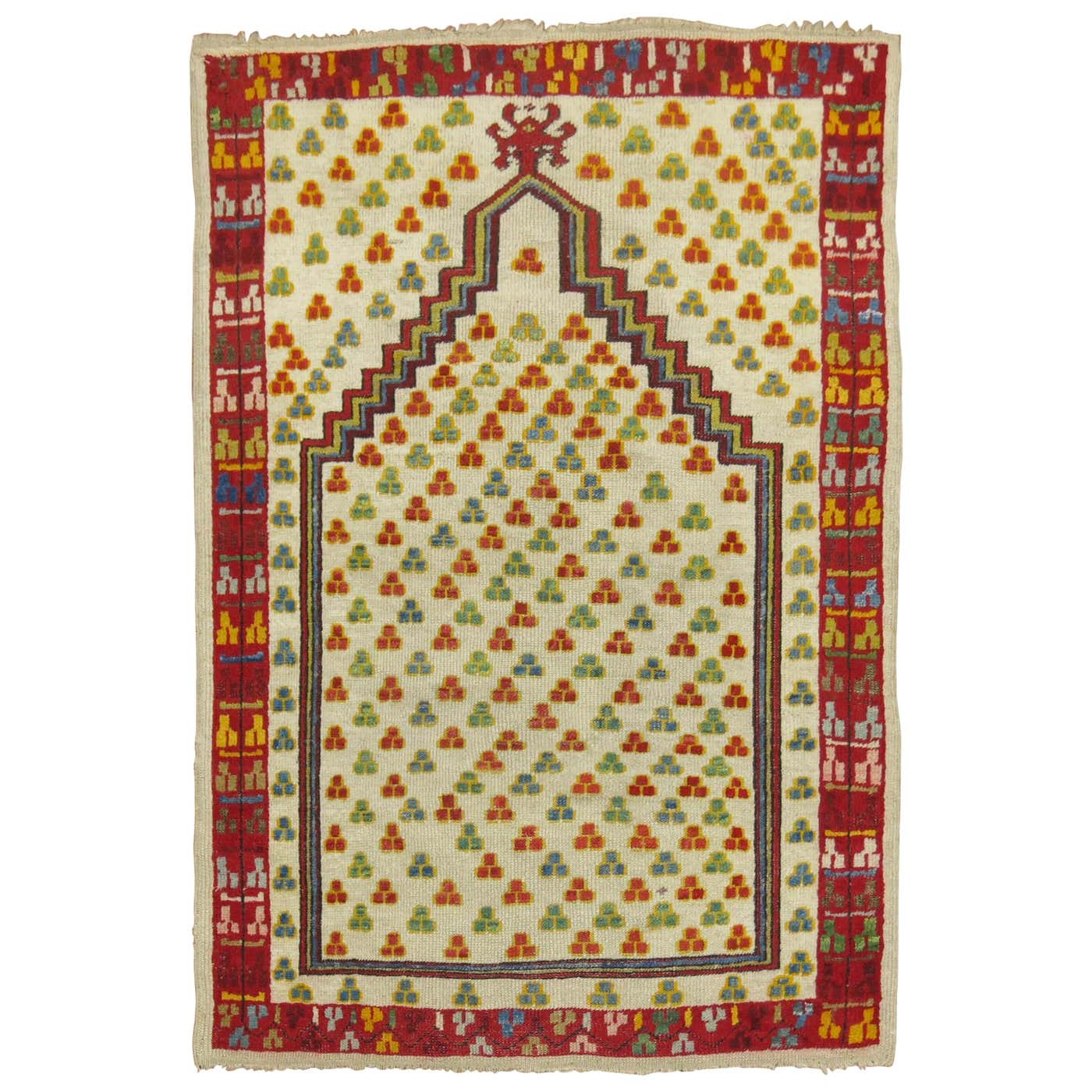 Orthodox Rug Antique Turkish Ghiordes Prayer Rug For Sale at 1stDibs | christian ...