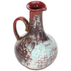 Vintage Persia Vase P17 by Michael Andersen & Son, 1930s, Gorgeous Persia Glazed Vase