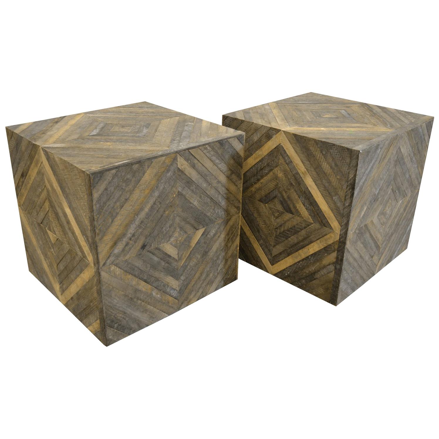 Cube Side Table For Sale