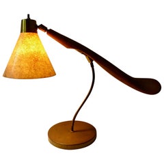 Mid-Century Modern Sculptural Table Lamp by Heifetz NYC
