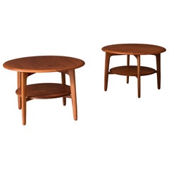 Pair of Danish Teak Side Tables by Svend Madsen