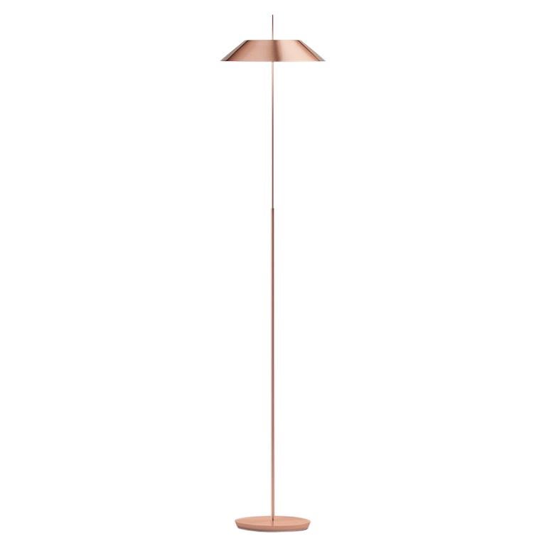 Mayfair LED Floor Lamp in Satin Copper by Diego Fortunato For Sale