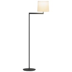 Swing Floor Lamp in Matte Graphite by Lievore Altherr Molina