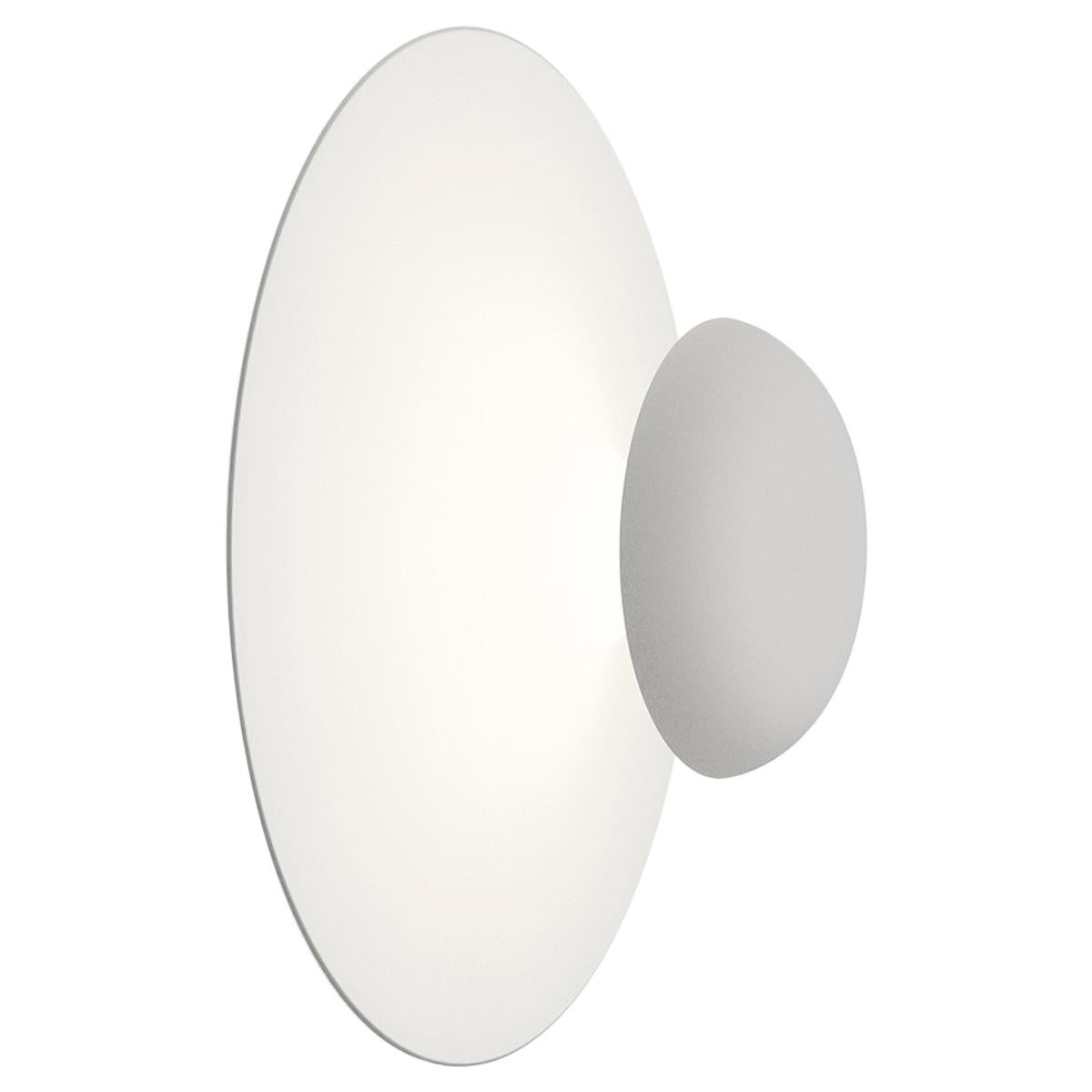 Funnel LED Ceiling/Wall Light in Matte White For Sale