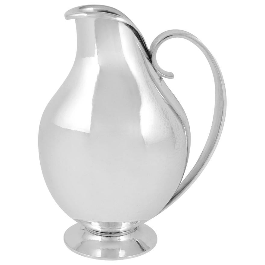 Rare Vintage Georg Jensen Pitcher #319A by Harald Nielsen For Sale