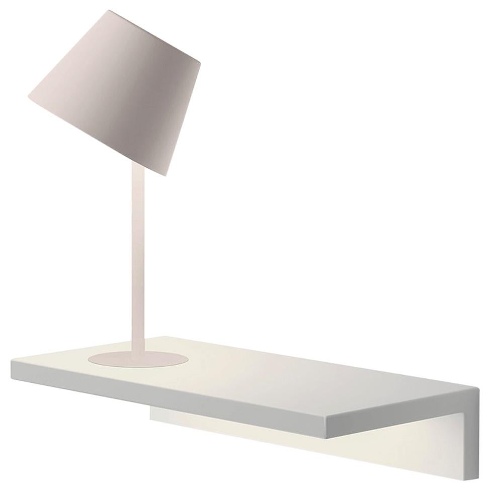 Suite Left Reading Lamp in Matte White by Jordi Vilardell & Meritxell Vidal For Sale