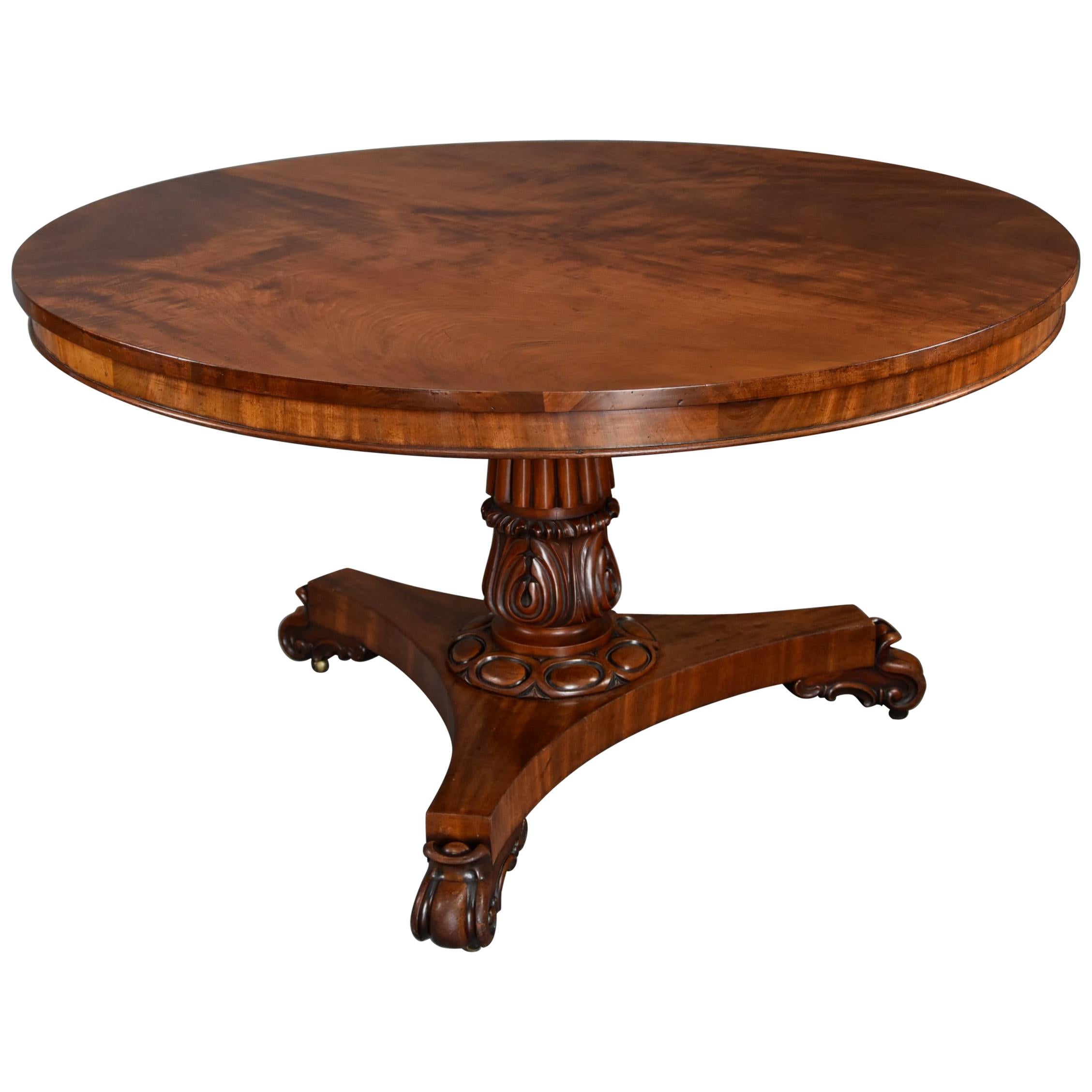 Mid 19th Century Mahogany Centre Table of Excellent Patina For Sale