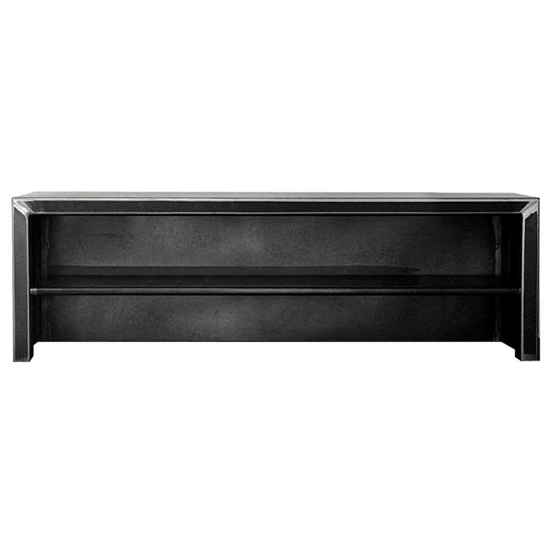 Strong Raw Steel TV Sideboard For Sale