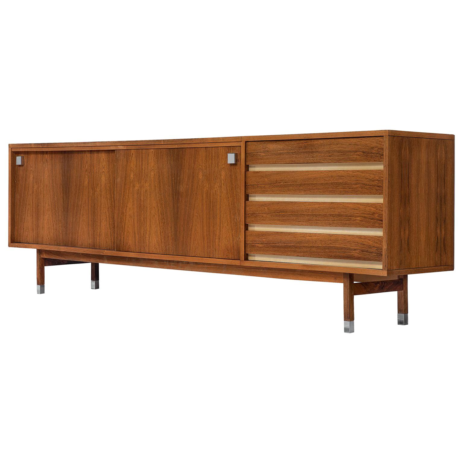 Alfred Hendrickx Large Sideboard in Rosewood, 1960s
