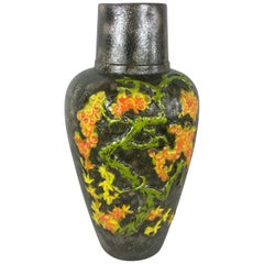 Large Midcentury West Germany Ceramic Floor Vase or Centerpiece 