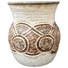 Vase décoratif en céramique de Marcel Giraud:: Vallauris:: "circa 1960"